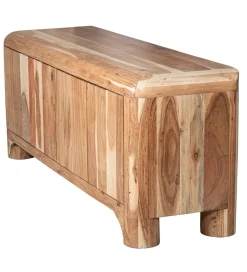 Stolik pod TV OHALDA 140 cm drewno akacja