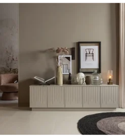Stolik pod TV PENCIL drewno sosny mist