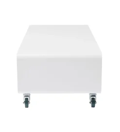 Stolik pod TV PORTABLE 90 cm biały