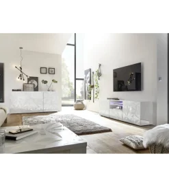 Stolik pod TV PRISMA 180 cm biały