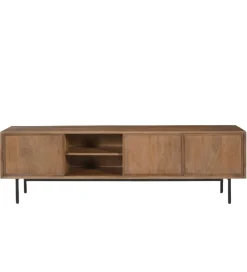 Stolik pod TV RAVENSTEIN 180 cm drewno mango naturalny