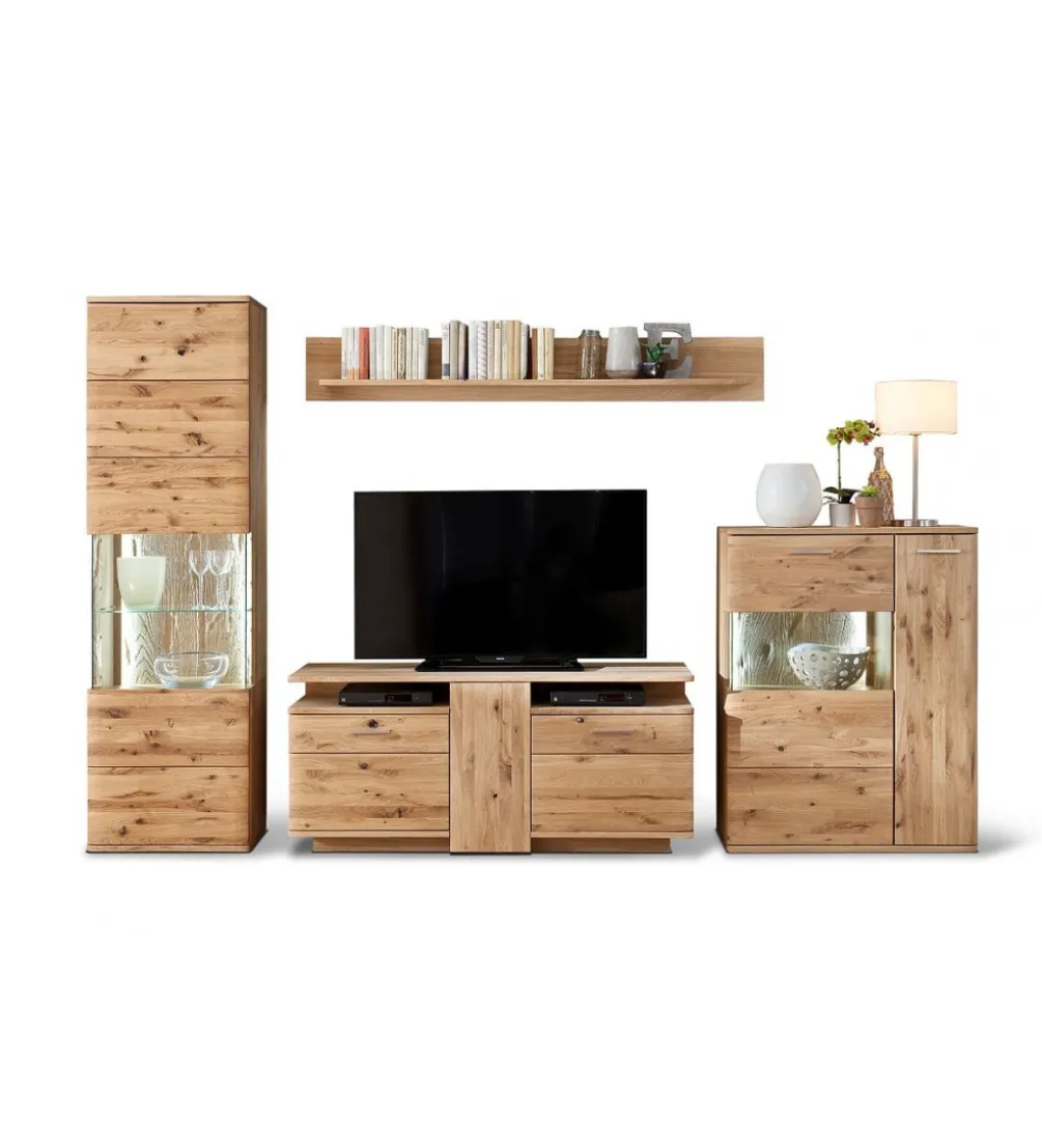 Stolik pod TV SANTORI 150 cm dębowy