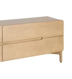 Stolik pod TV SELVADE 160 cm drewno mango