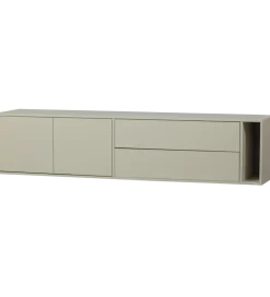 Stolik pod TV SETTLE 200 cm drewno sosny dust