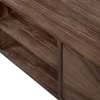 Stolik pod TV SUN 200 cm drewno teak brązowy