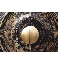 Stolik pod TV SWEET GOLDEN SUNSET 180 cm drewno mango