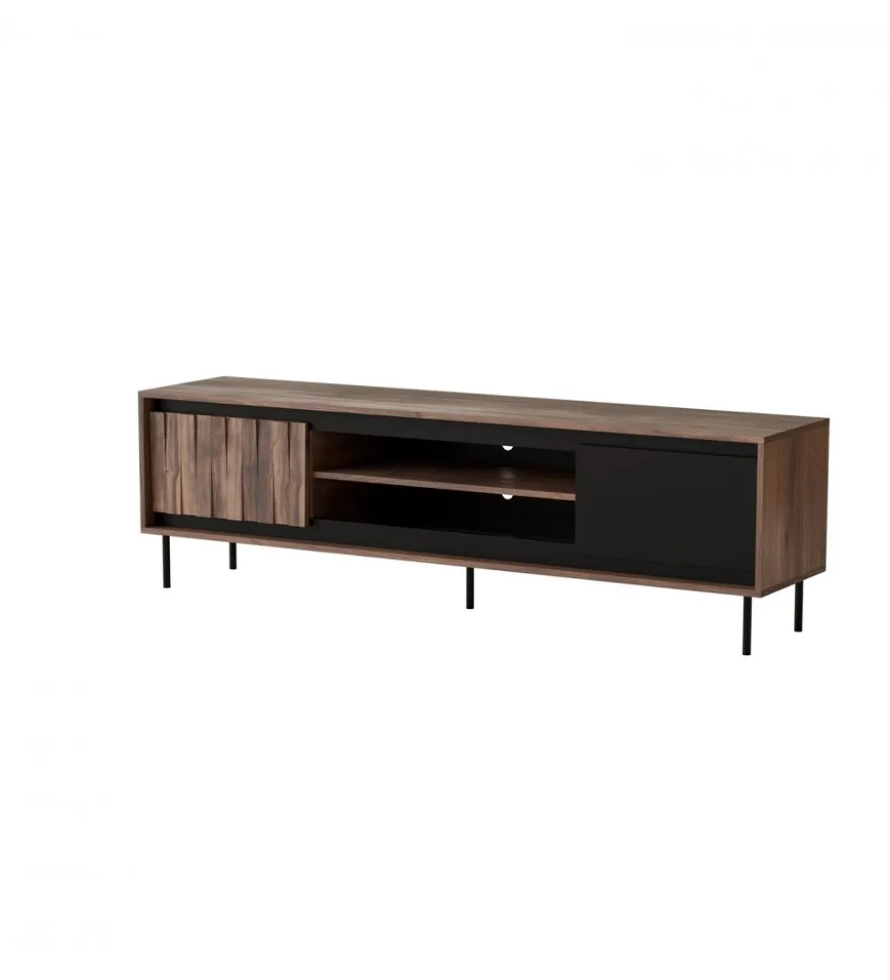 Stolik pod TV SWING 180 cm w optyce orzecha