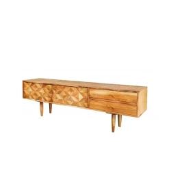 Stolik pod TV TROPEA 145 cm drewno akacja honey