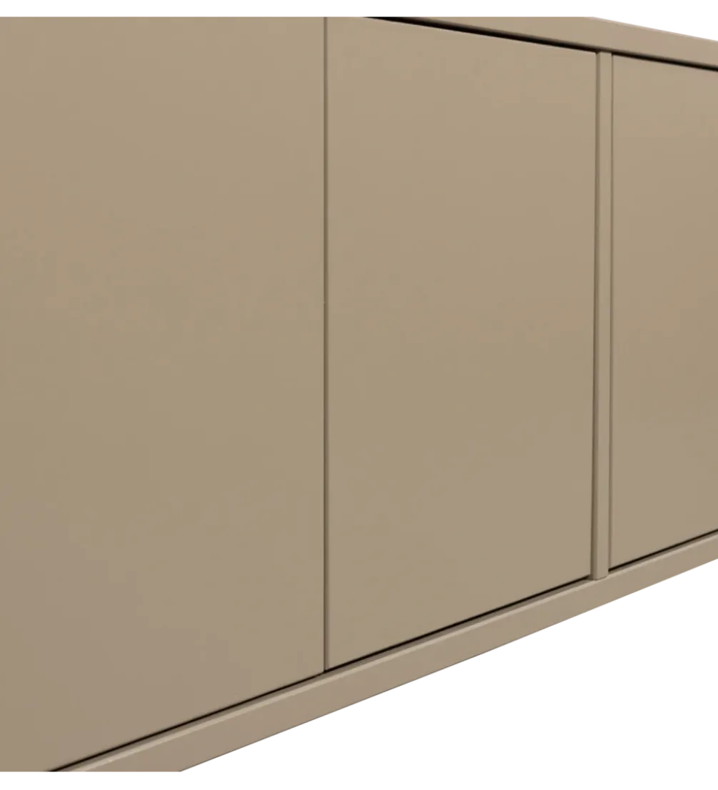 Stolik pod TV TURNER 120 cm drewno sosny mud