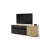 Stolik pod TV VALENCIA 184 cm antracytowo naturalny