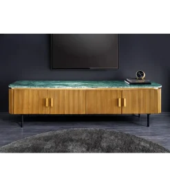 Stolik pod TV VENEZIANO 160cm drewno mango