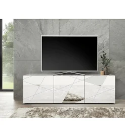 Stolik pod TV VITTORIA 181 cm biały