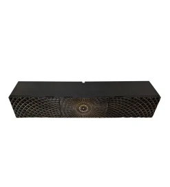 Stolik pod TV wiszący ILLUSION 160 cm 3D drewno mango