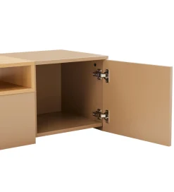 Stolik pod TV wiszący LOFT 160 cm beżowa naturalna