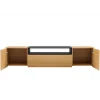 Stolik pod TV wiszący LOFT 160 cm naturalna czarna