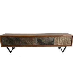 Stolik pod TV WOHNLING 160 cm drewno sheesham
