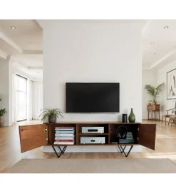 Stolik pod TV WOHNLING 150 cm drewno sheesham
