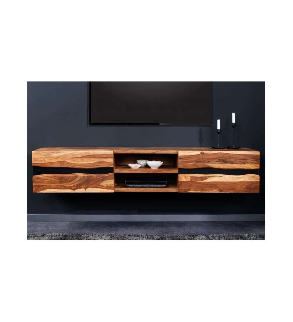 Stolik pod TV ZAMBEZI Amazonas 160 cm drewno sheesham