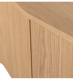 Stolik pod TV ZUMA 200 cm drewno dębu naturalna