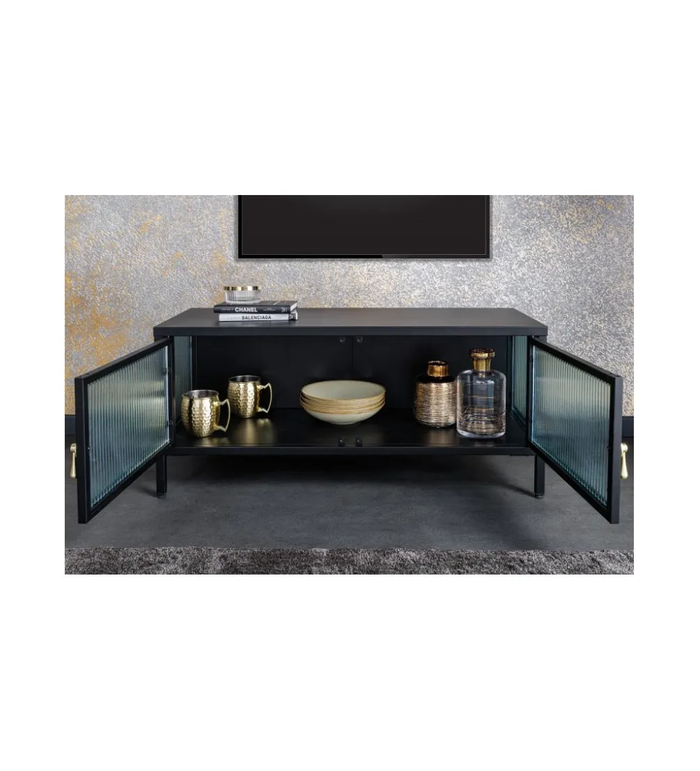 Stolik TV OLIMPIA II 90 cm czarny
