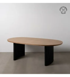 Stół ORLEANS 220 cm naturalny, czarny