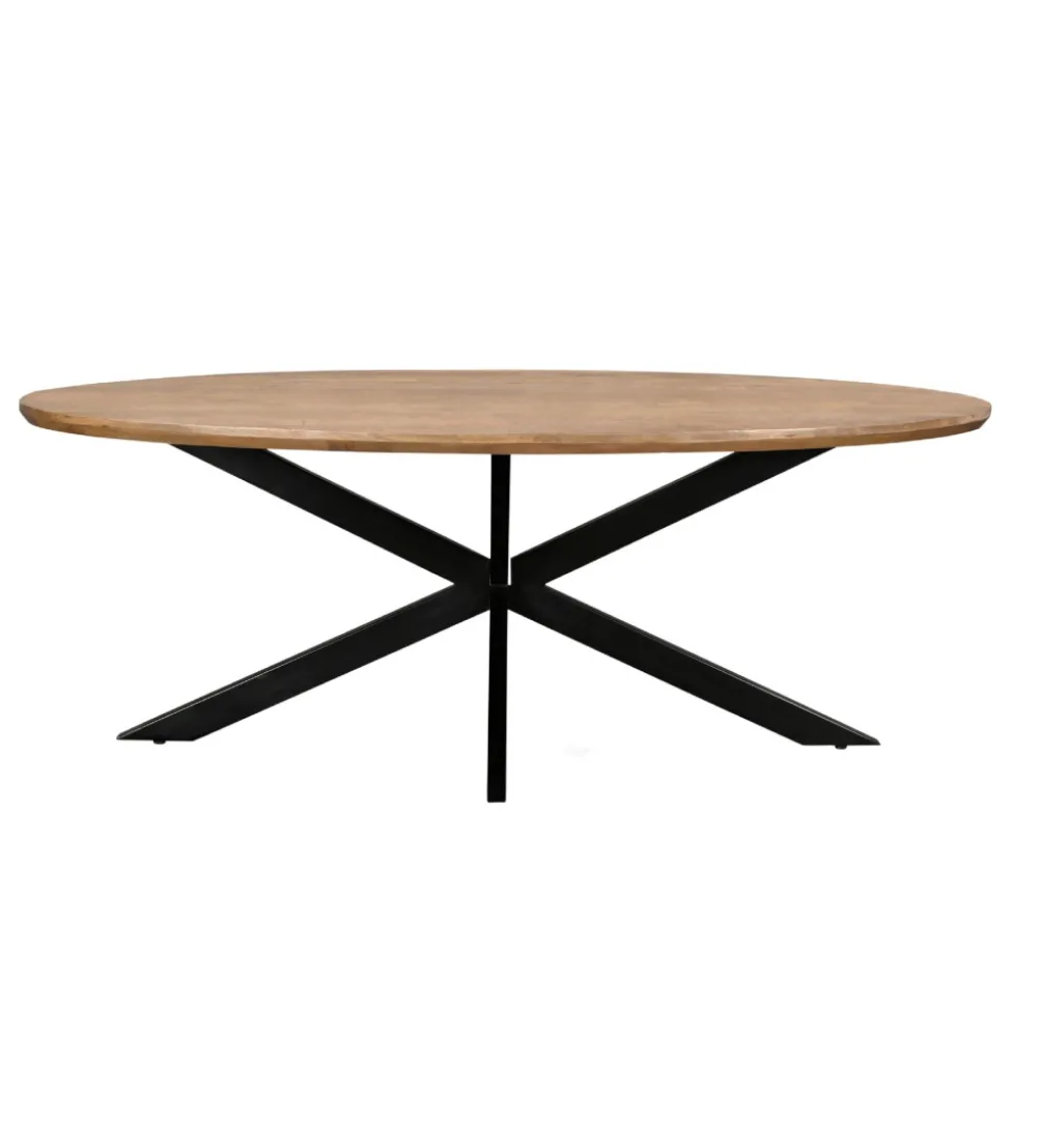 Stół owalny JESPER 210 cm drewno mango