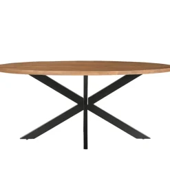 Stół owalny ROCKY 240 cm drewno mango