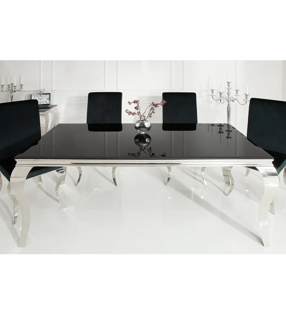 Stół OXANA Modern Barock 200 cm czarny