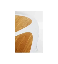 Stół PETAL 200 x 100 cm naturalny biały