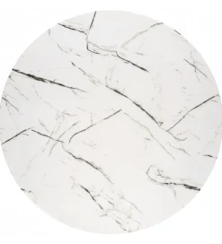 Stół RAYMOND III 100 cm w optyce białego marmuru