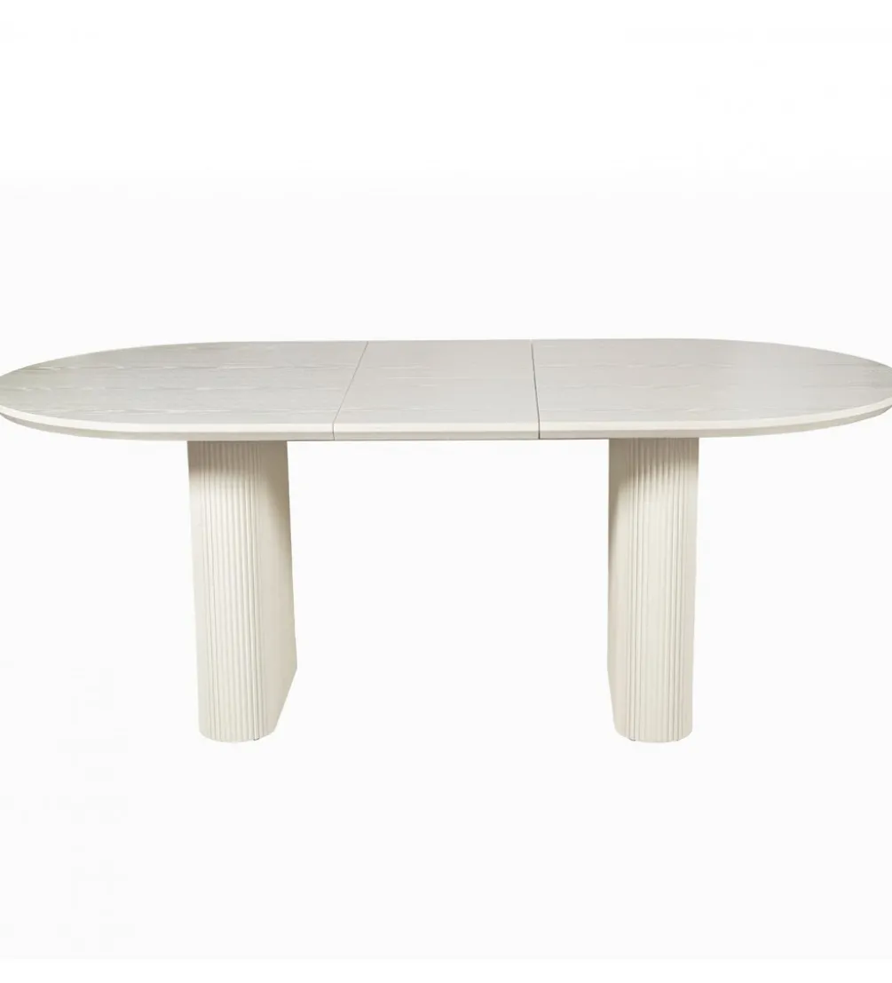 Stół rozkładany COMEDOR od 160 cm do 200 cm beżowy