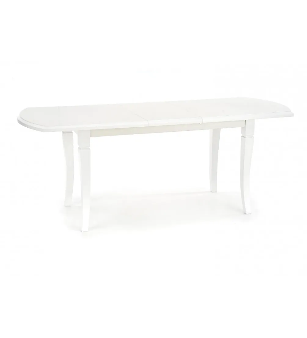 Stół rozkładany FRYDERYK 160 cm - 240 cm biały