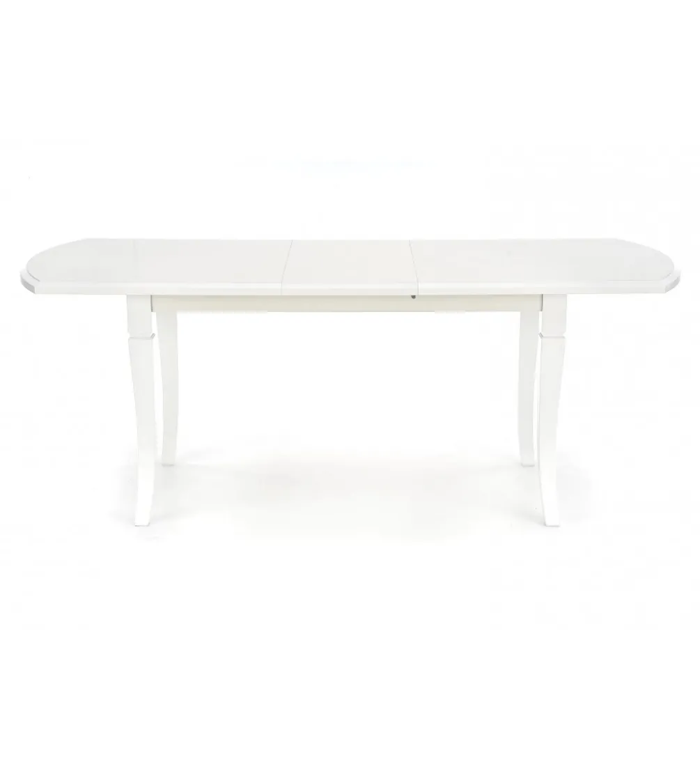 Stół rozkładany FRYDERYK 160 cm - 240 cm biały