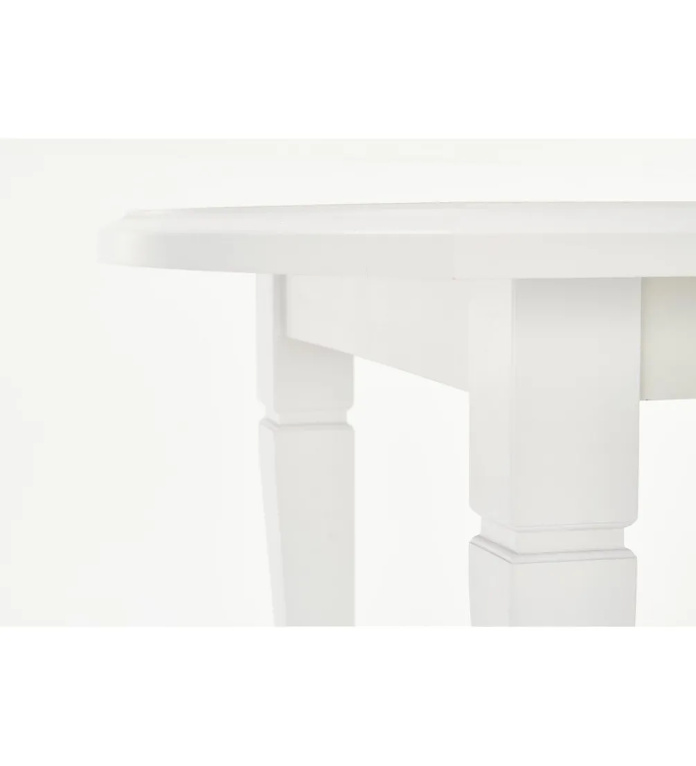 Stół rozkładany FRYDERYK 160 cm - 240 cm biały