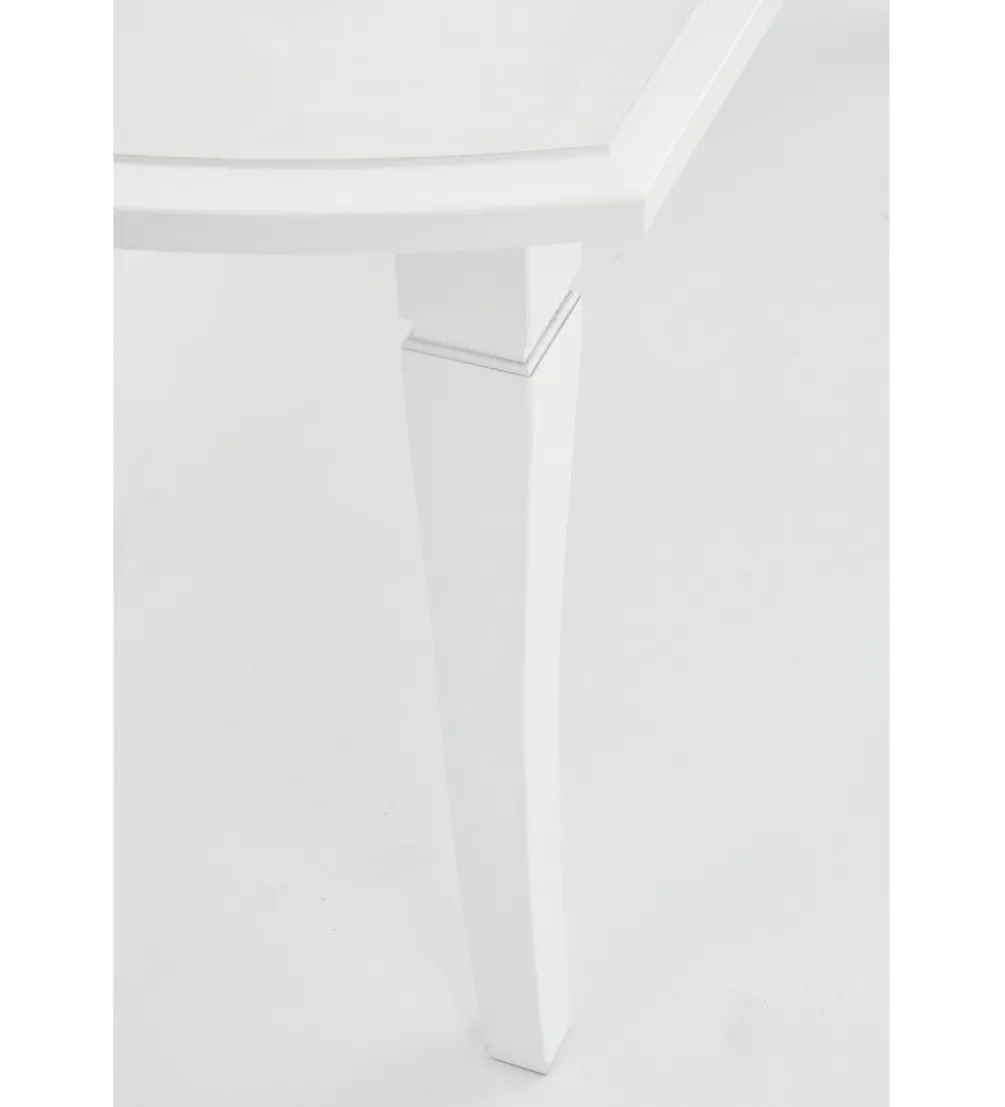 Stół rozkładany FRYDERYK 160 cm - 240 cm biały