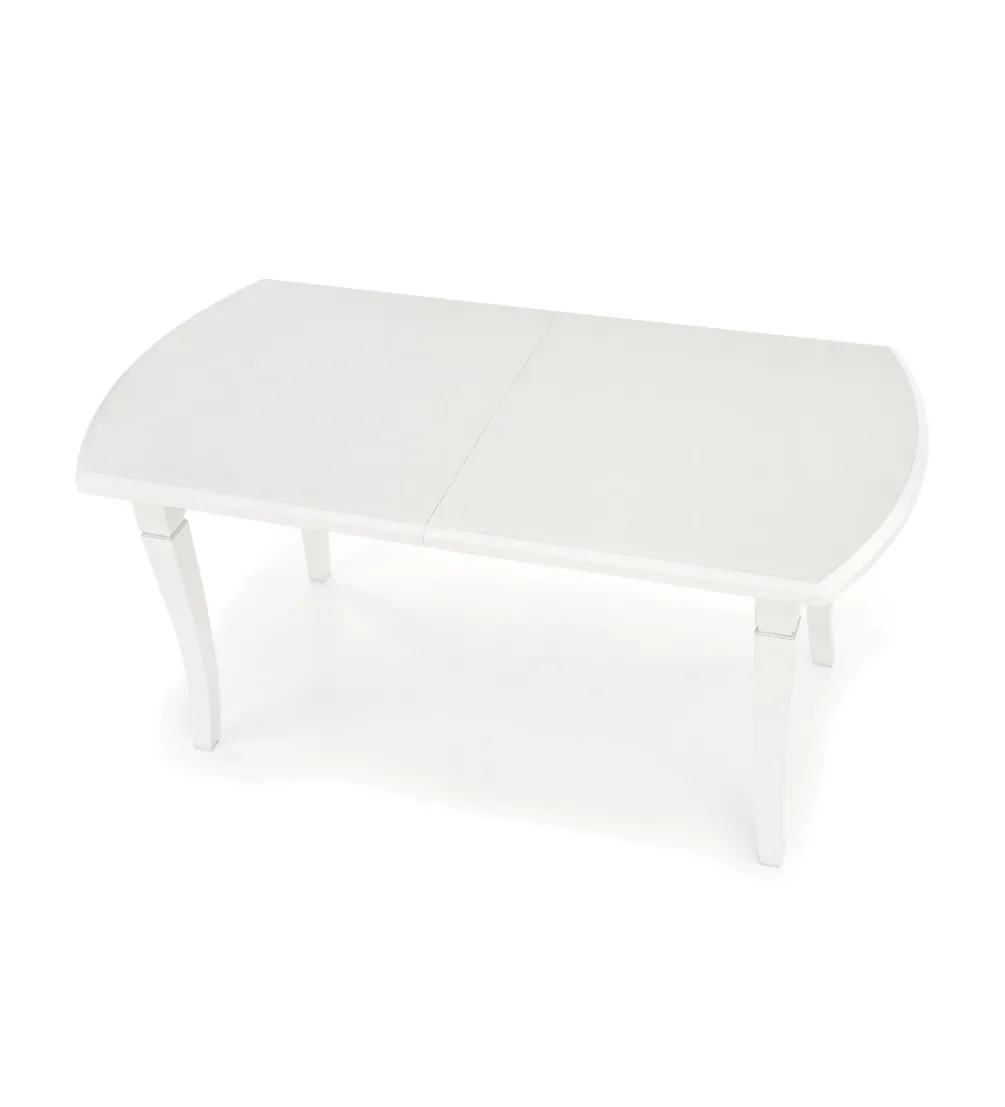 Stół rozkładany FRYDERYK 160 cm - 240 cm biały