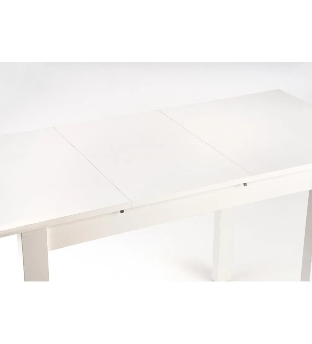 Stół rozkładany GINO 100 cm - 135 cm biały
