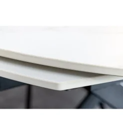 Stół rozkładany INCEPTION od 130 do 190 cm ceramiczny blat w optyce marmuru