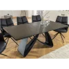 Stół rozkładany INFINITY 180 cm 220 cm 260 cm rdzawoczarny ceramika