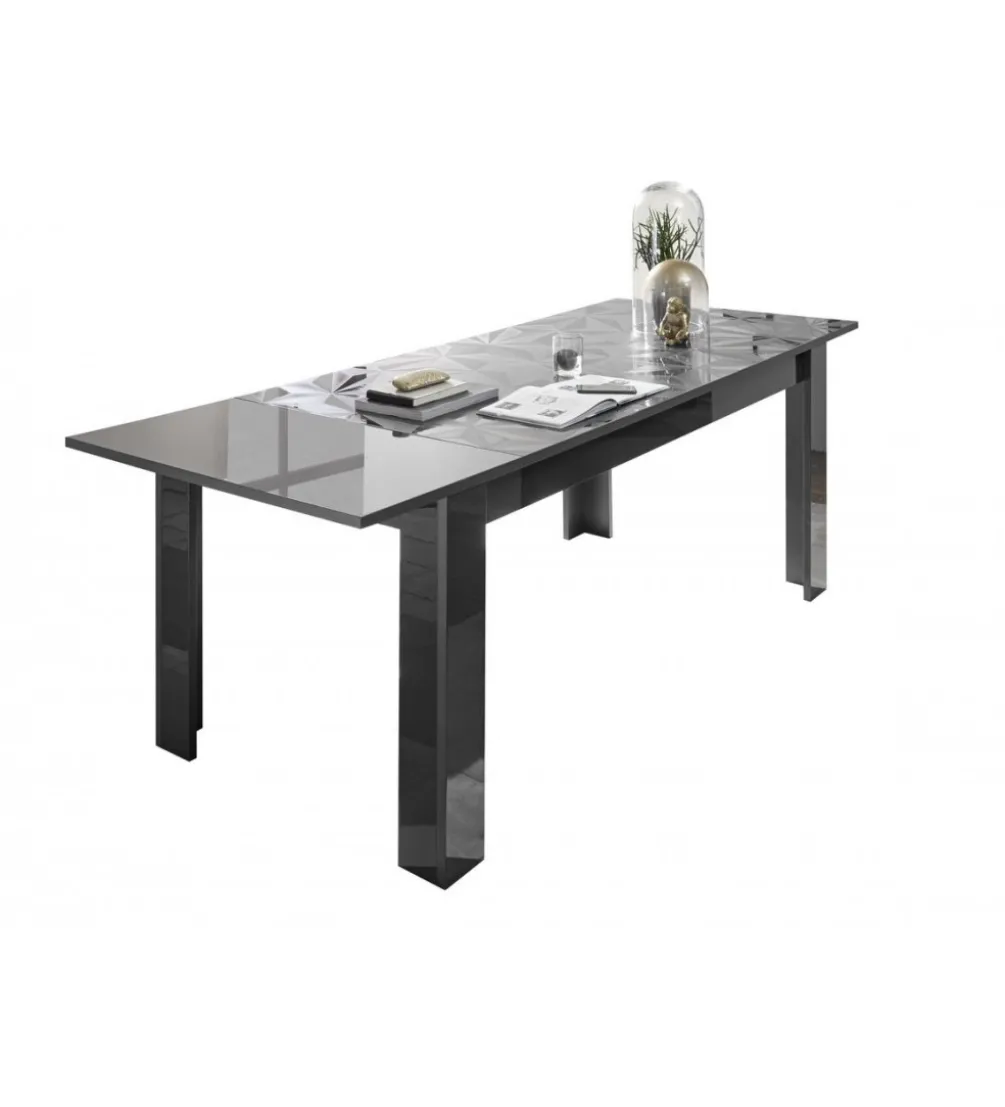Stół rozkładany MIRO 137 cm - 185 cm antracytowy