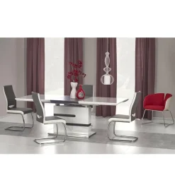 Stół rozkładany MONACO 160 cm - 220 cm biały