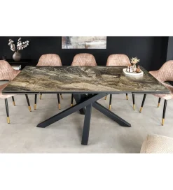 Stół Rozkładany MONTREAL Marvelous 180 Cm - 220 Cm - 260 Cm Ceramika W Optyce Marmuru