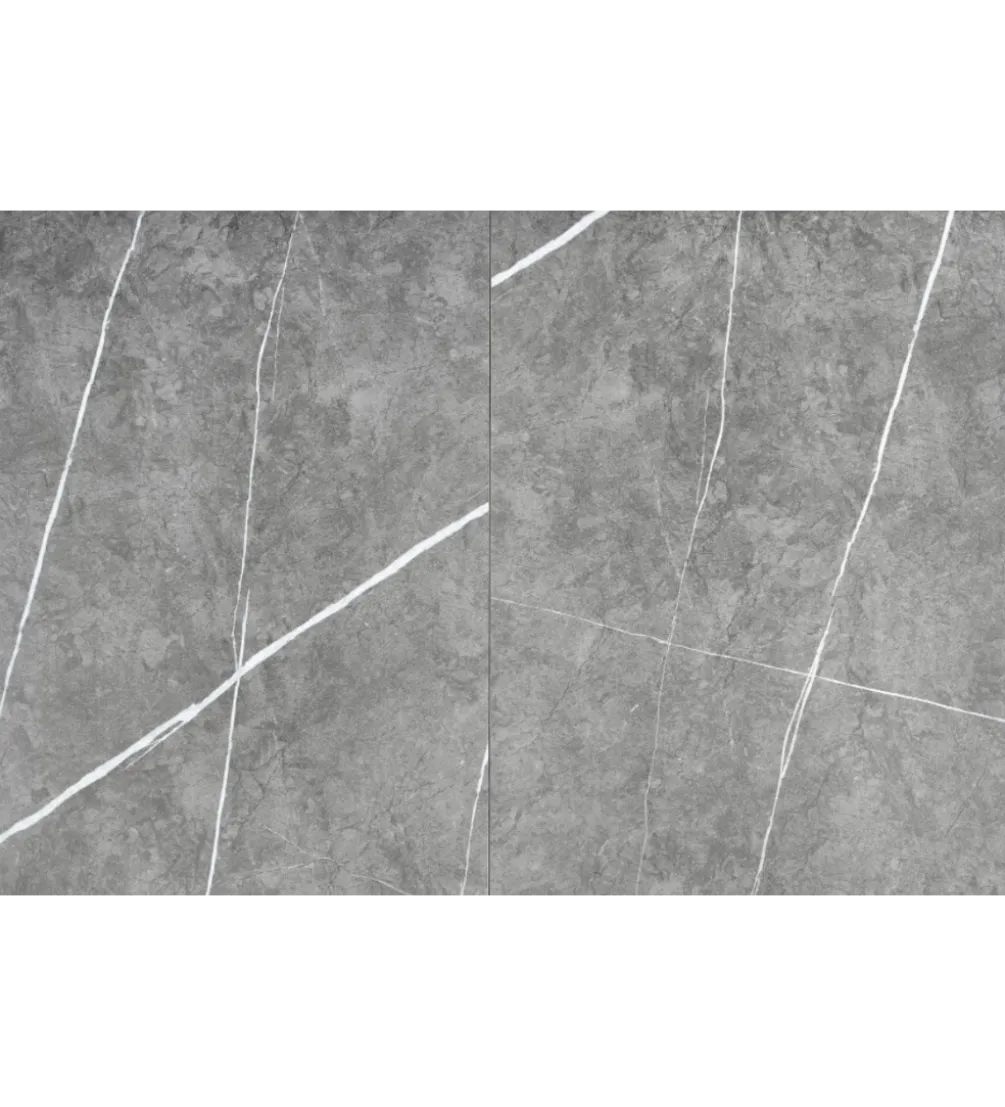 Stół rozkładany MUSCAT 120 cm - 160 cm w optyce szarego marmuru