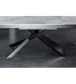Stół rozkładany ONTARIO Euphoria 180 cm - 220 cm - 260 cm ceramika w optyce marmuru