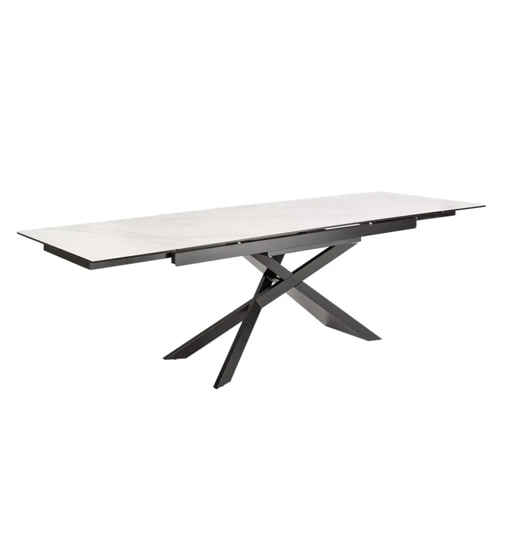 Stół rozkładany ONTARIO Euphoria 180 cm - 220 cm - 260 cm ceramika w optyce marmuru