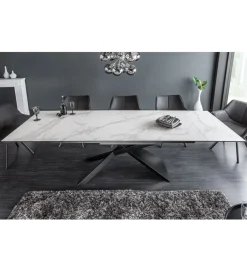 Stół rozkładany ONTARIO Euphoria 180 cm - 220 cm - 260 cm ceramika w optyce marmuru