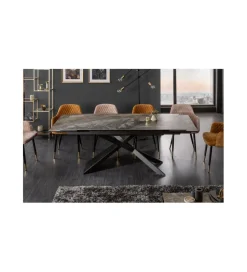 Stół Rozkładany ONTARIO Euphoria180 Cm - 220 Cm - 260 Cm Ceramika W Optyce Marmuru
