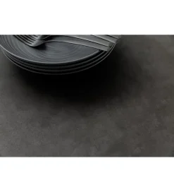 Stół rozkładany PALLINI 150 cm x 90 cm - 120 cm - 150 cm ceramika antracytowy