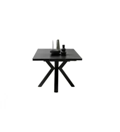 Stół rozkładany PALLINI 150 cm x 90 cm - 120 cm - 150 cm ceramika antracytowy