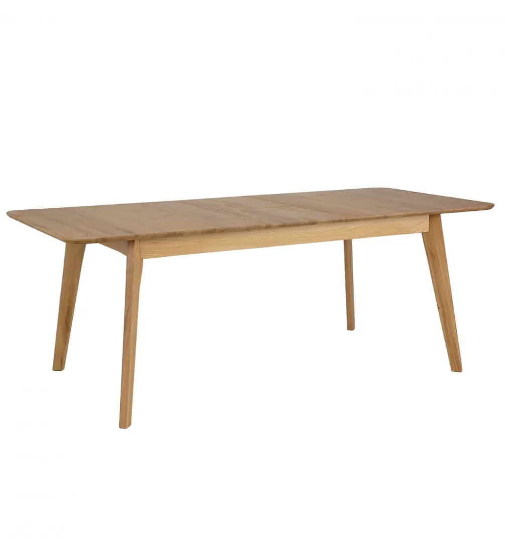 Stół rozkładany ZANDI 160 cm - 197 cm drewno dąb